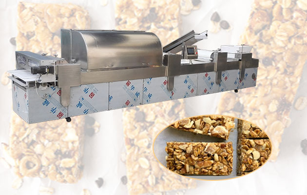 Automatic Commercial Granola Bar Cutter Machine in Factory