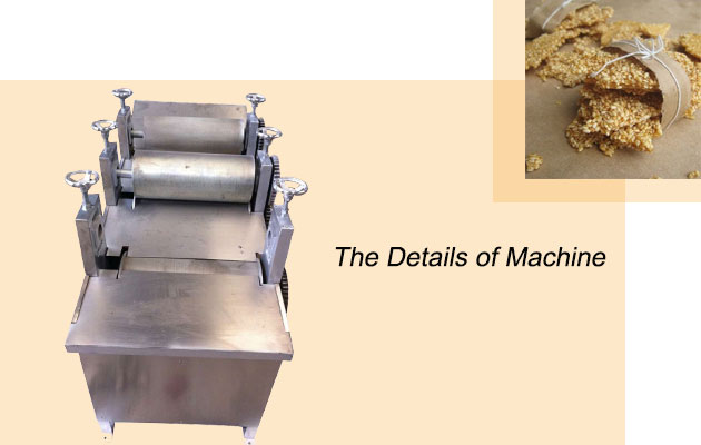  Stainless Steel Sesame Candy Bar Making Machine in Low Price