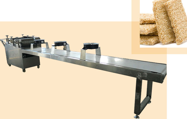 Stainless Steel Sesame Candy Bar Making Machine Manufacturer