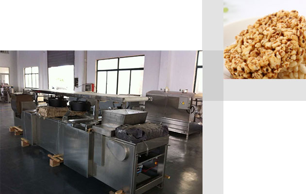 Fully Automatic Crunchy Rice Candy Making Machine in China